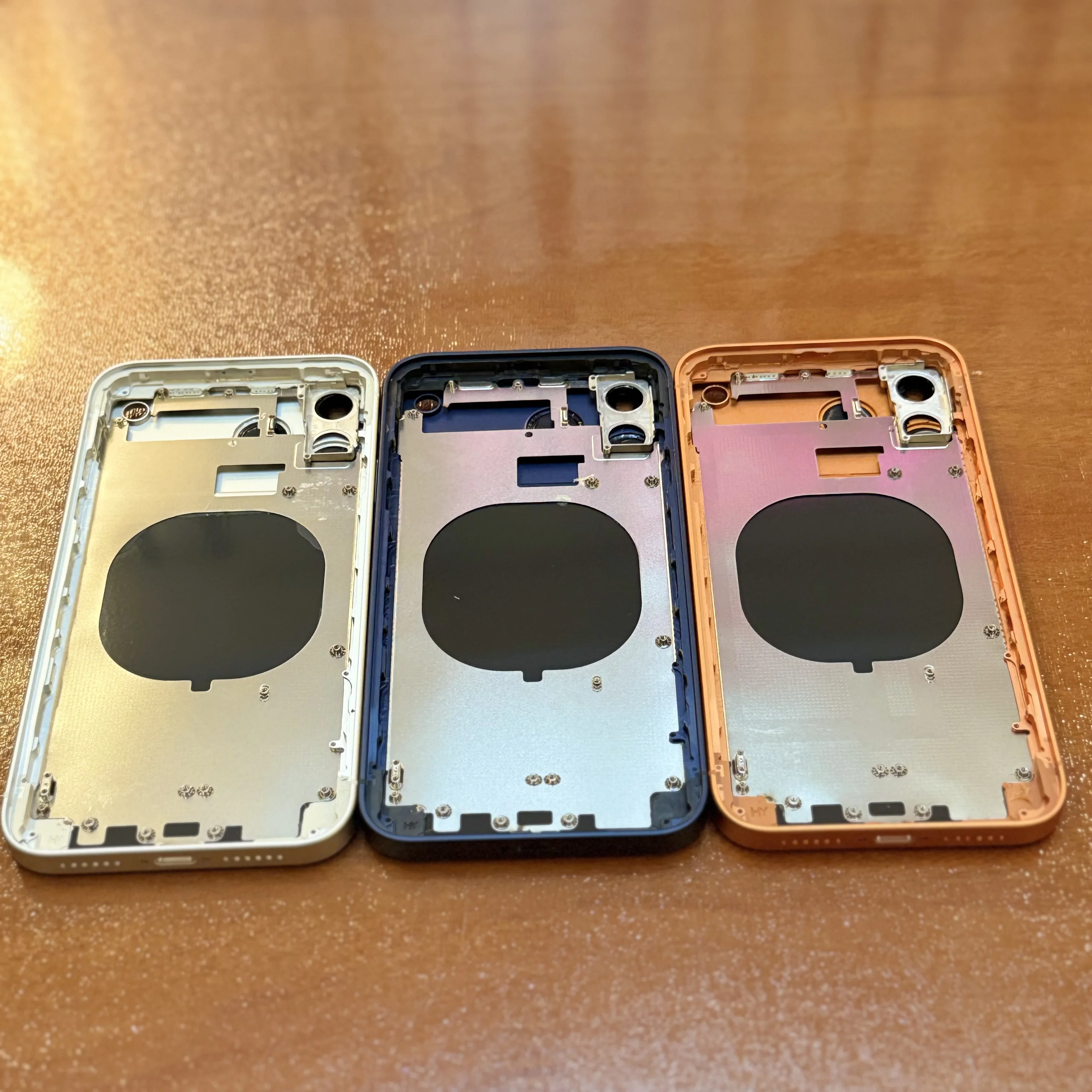 Modified Back Glass Cover Mid Frame Housing For iPhone XR XS Max 11 Convert to 17/18 Pro Max DIY