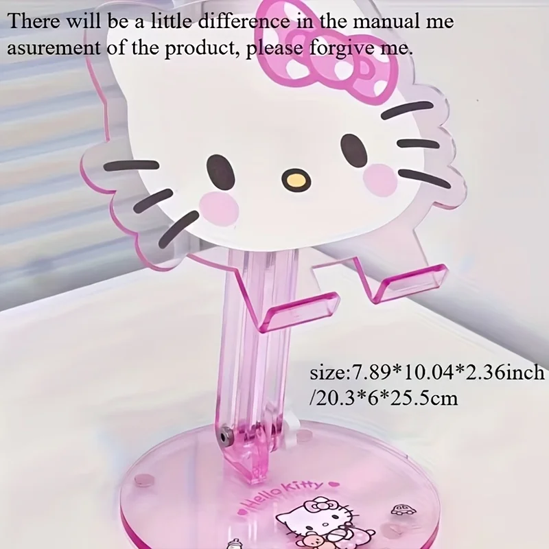 Pink Kawaii Cat Desktop Stand, Oversized for Placing Phones and Tablets, Perfect for Daily Binge-Watching view 5