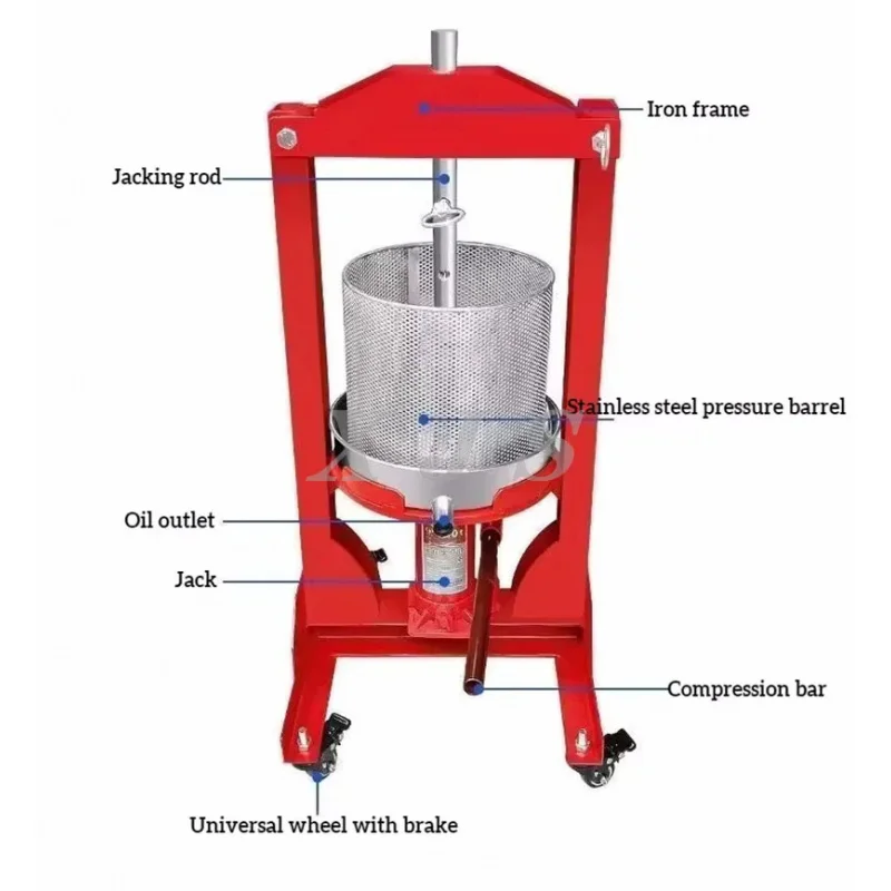 

Extrator Machine Manual Hydraulic Fruit Juicer