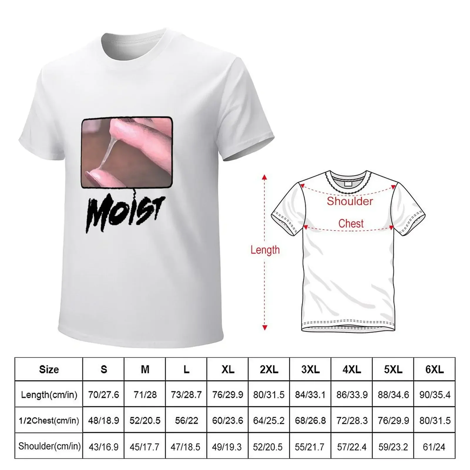 Moist - Logo T-shirt blanks vintage new edition black t-shirts for men