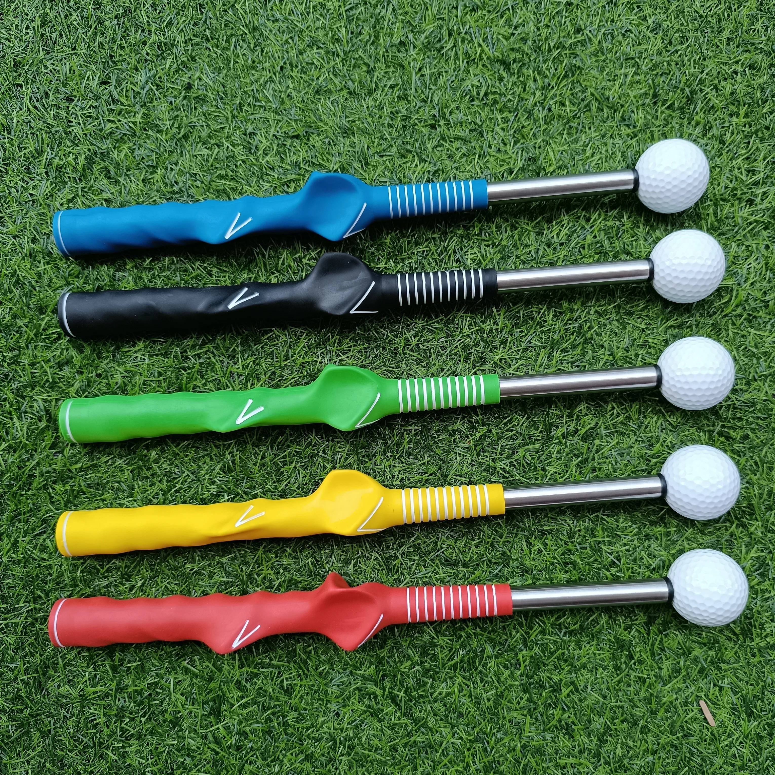 Retractable Golf Swing Training Aids Telescopic Golf Grip Trainer for Warm Up and Tempo Training