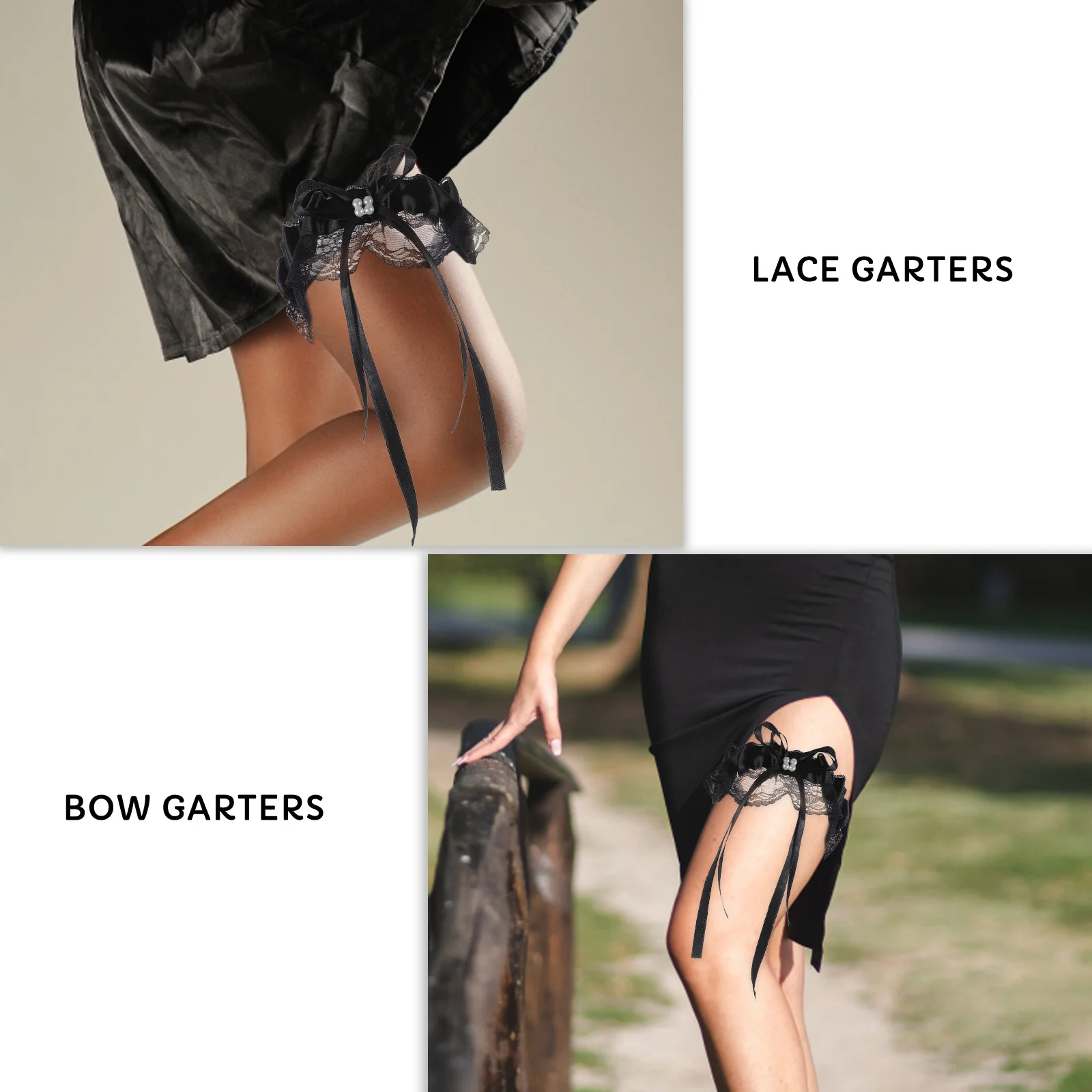 2 個女性レースちょう結びエレガントなブライダルガーター結婚披露宴花嫁レッグバンドファッションアクセサリーウェディングブライダル