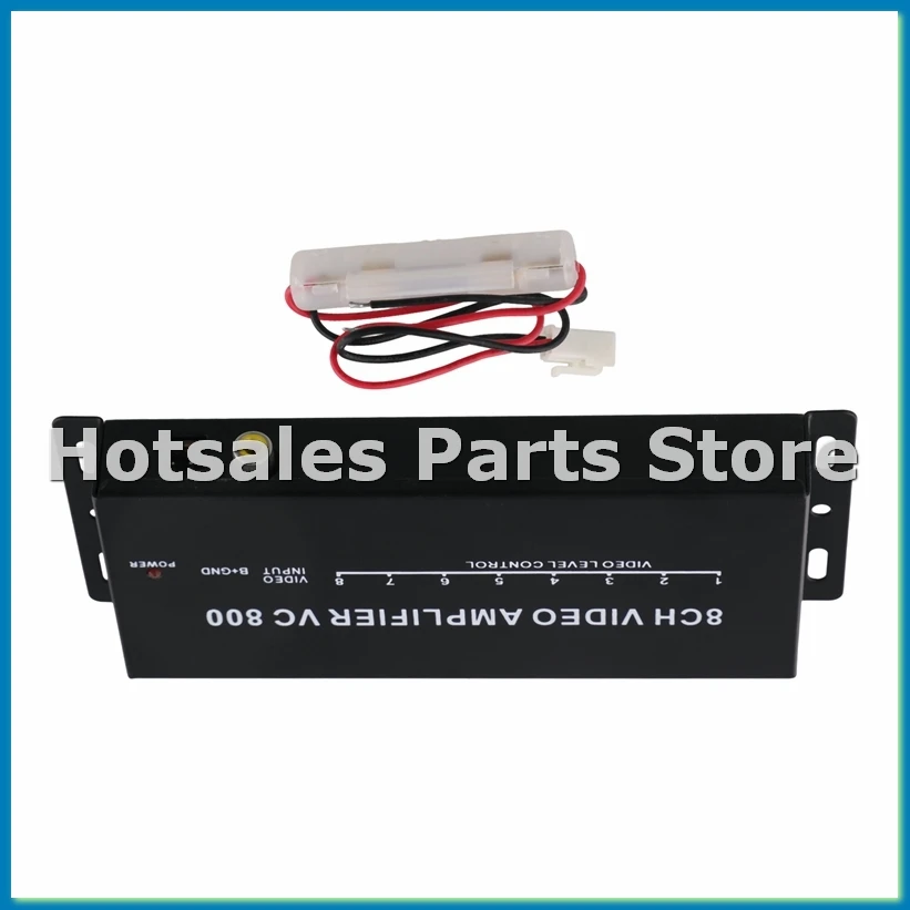 

DC12V автомобильный 1-8 выходной разветвитель видеосигнала усилитель для DVD/LCD/TV видеоразветвитель MX1322-A79M