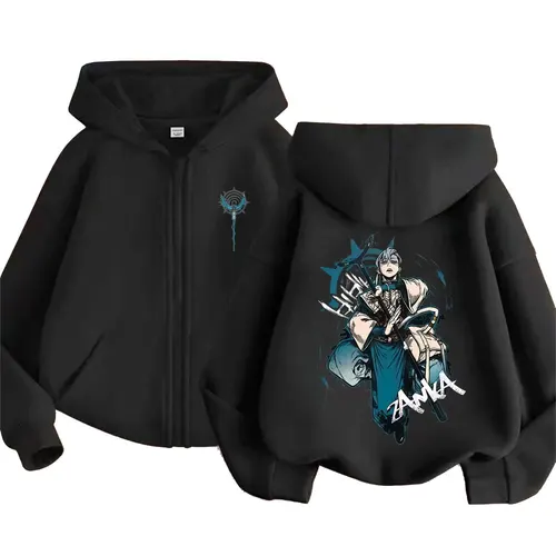 Imagen 2 del producto Sudadera con Capucha y Cremallera de Anime Gachiakuta Zanka, Ropa de Moda Casual para Hombre y Mujer, Sudadera Holgada de Estilo Urbano, Chaqueta con Cremallera de Dibujos Animados de Manga para Cosplay