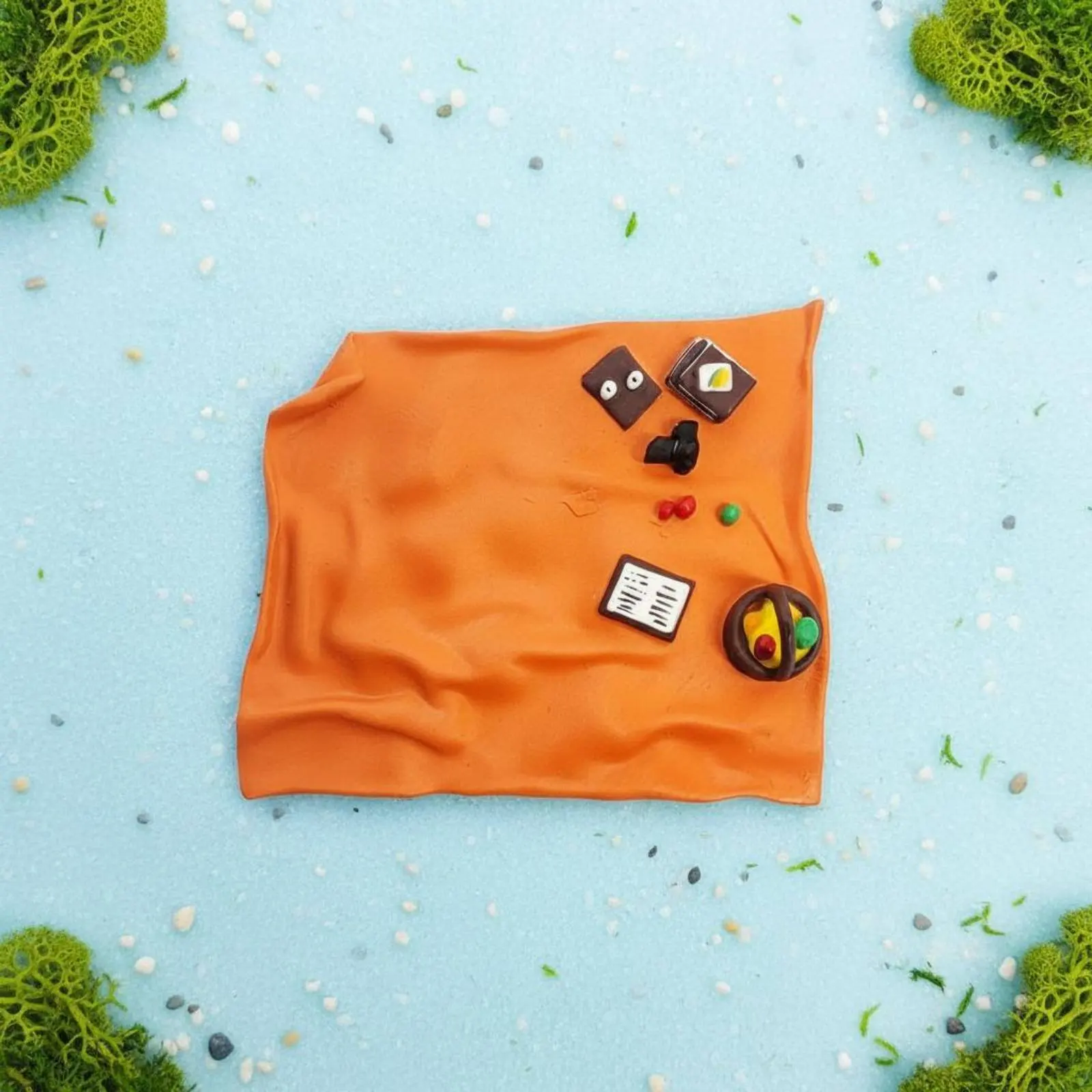 Miniature Camping Set Detailed Camping Miniature Scene Set Miniature Beach Mat Realistic Dollhouse Accessory Desktop Display - view 4