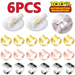 6/4/2/1PC Alloy Metal Napkin Ring for Wedding Table Decoration Napkin Holder Metal Buckle Wedding Towel Rings Dinner Table Decor