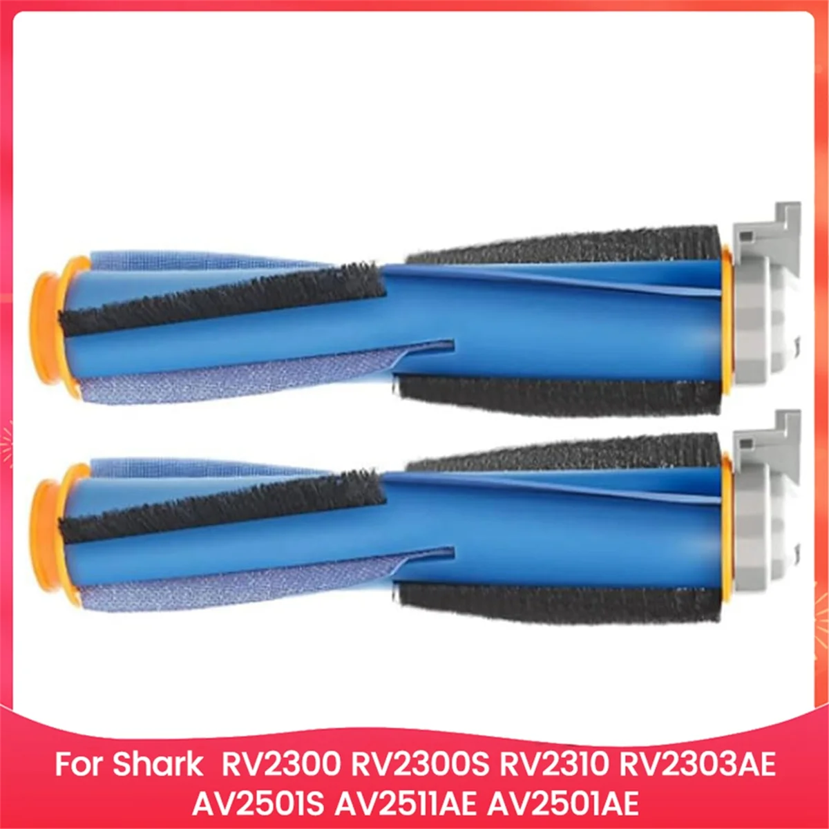 

Hot sale 2PCS Replacement Main Roller Brush for RV2303AE, AV2501S, AV2511AE, AV2501AE Robot Vacuum Cleaner Parts