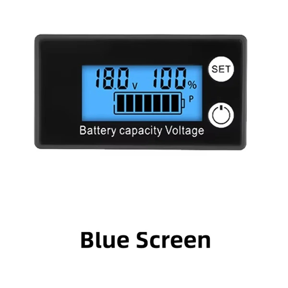 WDMG Battery Voltmeter DC 8-100V Capacity Indicator Power Meter Lithium LiFePO4 Lead-Acid Cell 12V 24V 48V LCD Screen A