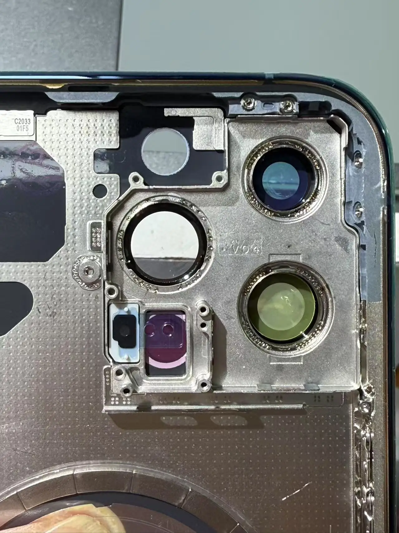 

Whole sale OEM 13promax housing with together back glass,with Sapphire mirror,with button and sim tray,with mesh and magnet