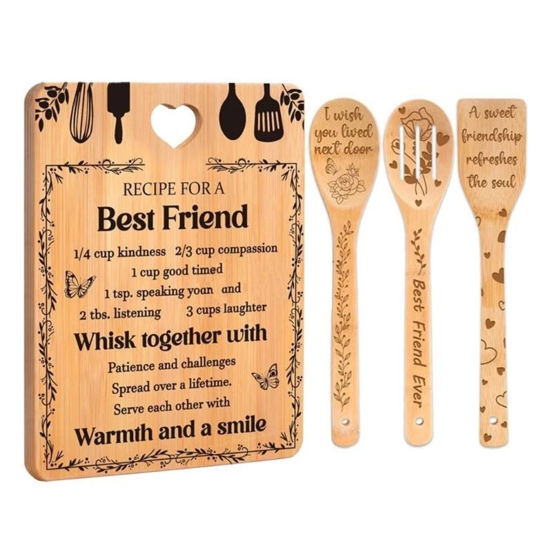 Bamboos Specting Board с подарком в форме сердца для матерей.