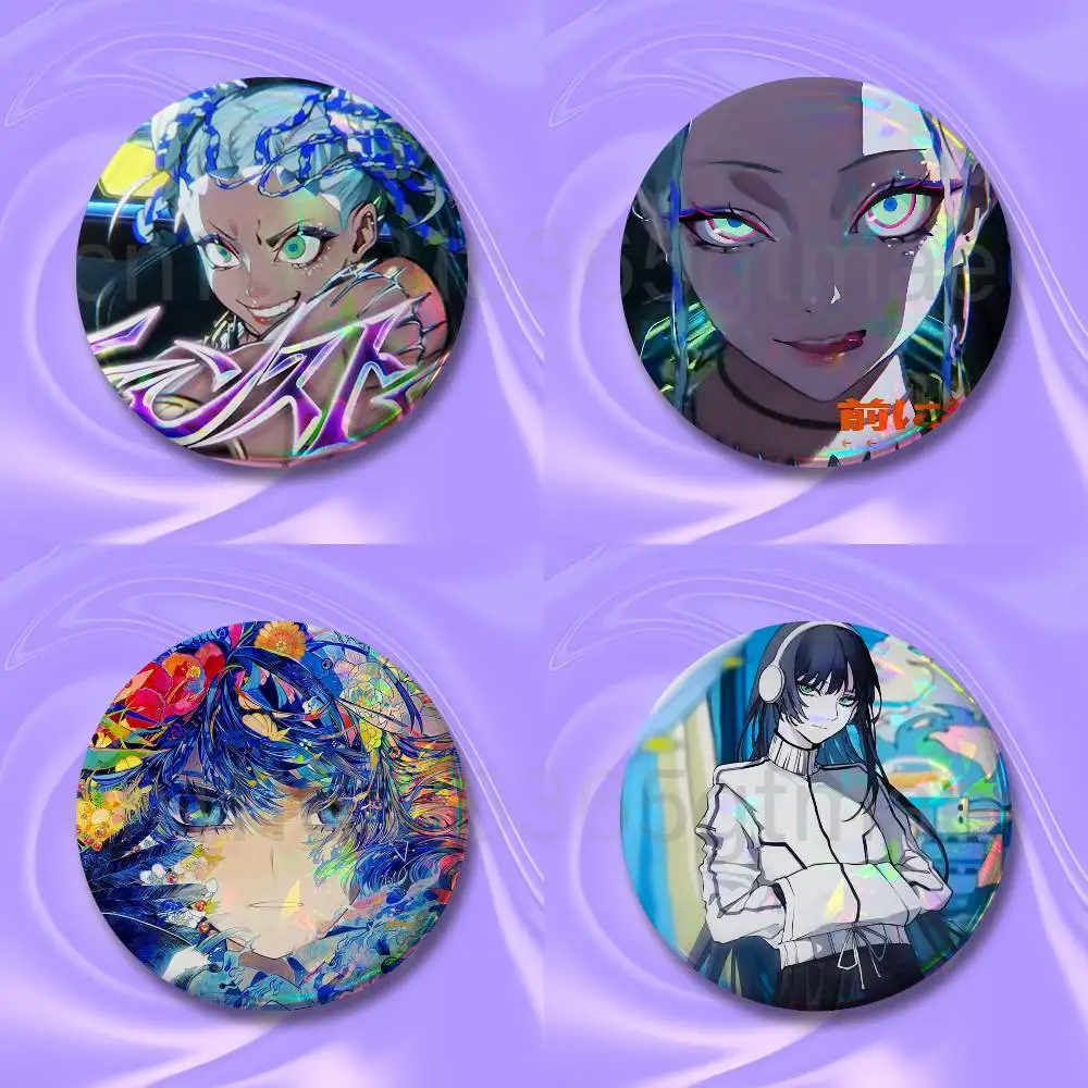 Singer Cute A-Ado Monstruo Artist Alley Fan-made Merch Custom Badges 75mm 44mm 25mm 32mm 58mm Collect Gifts Large