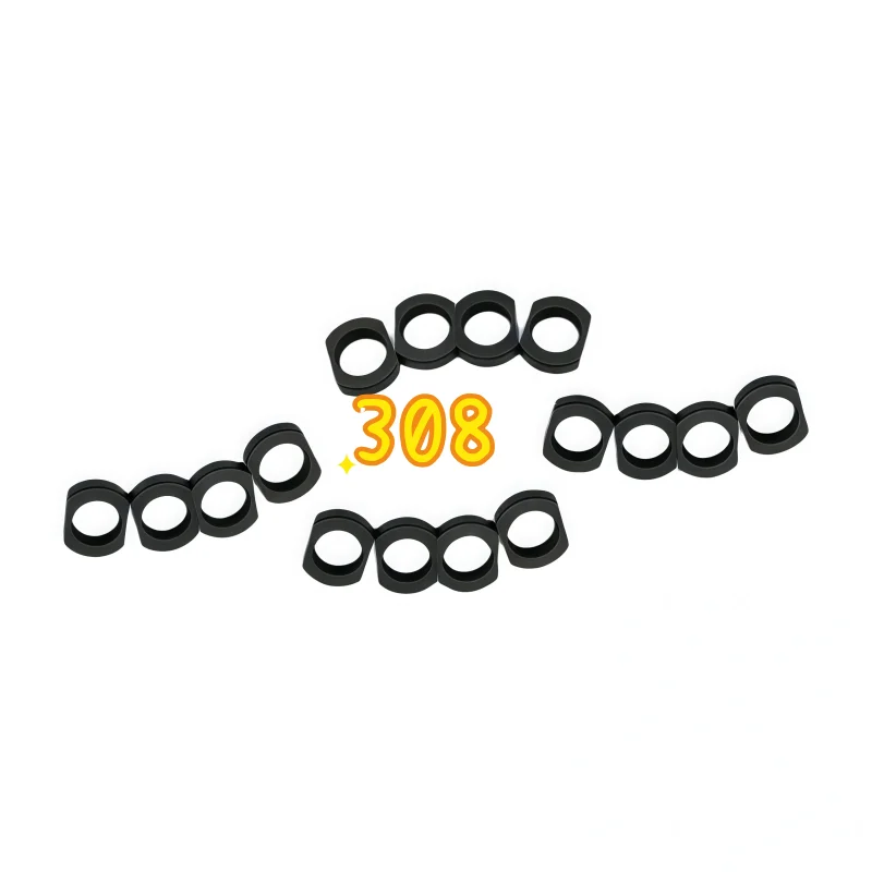 

6 pieces/bag of carbon steel anti loosening nuts 1/2 * 28 5/8 * 24 thread