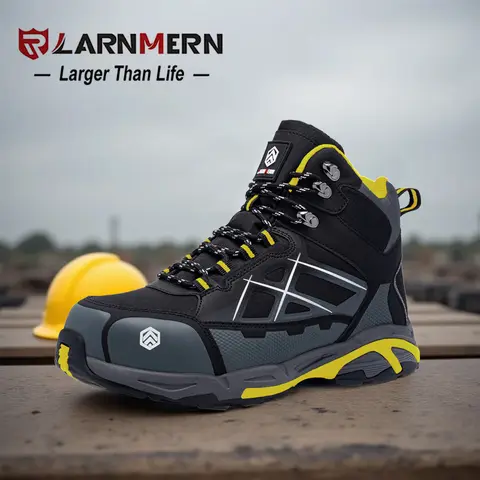 Men's Safety Work Boots Steel Toe larnmern