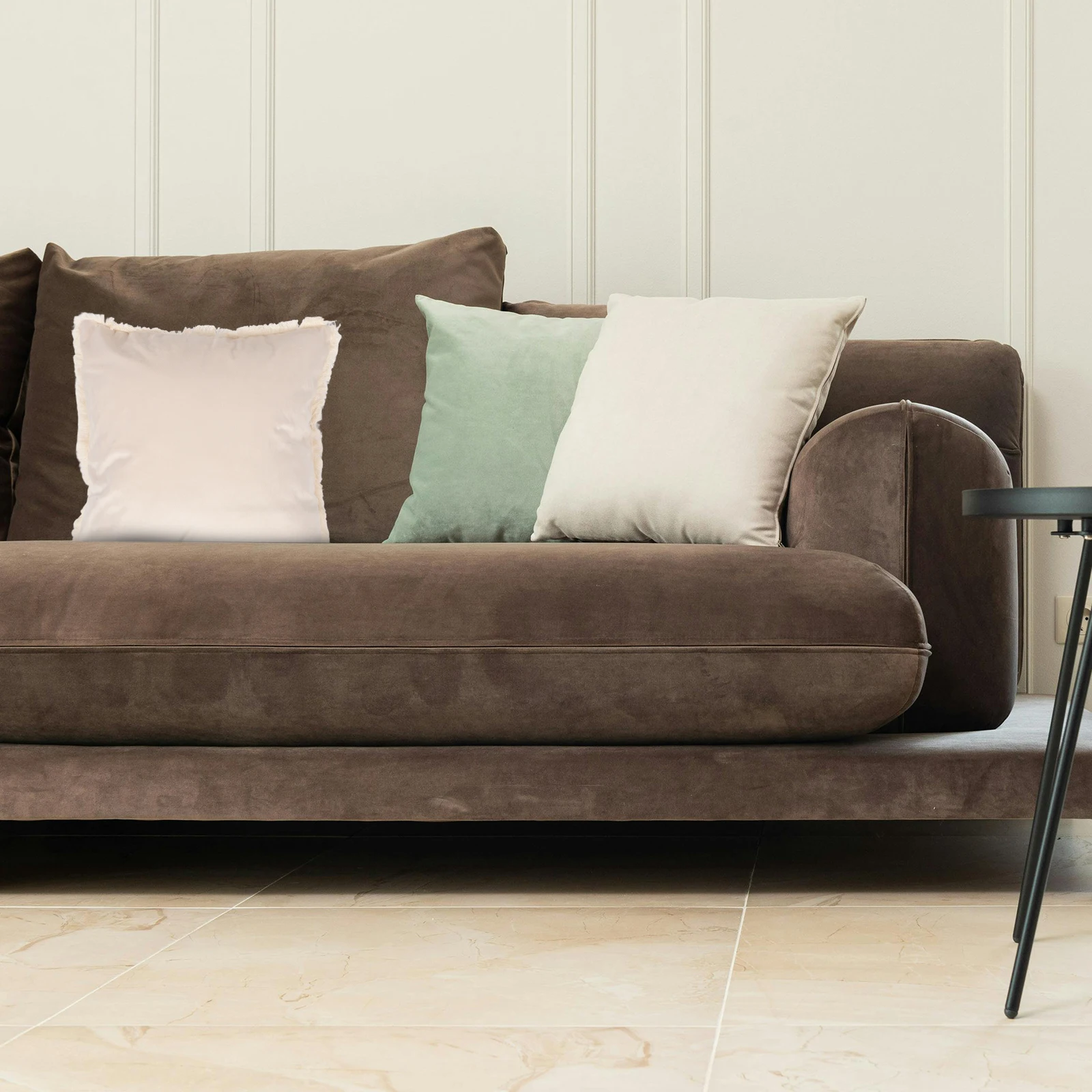 

2pcs Soft Fringe Throw Covers 18X18 Inch Decorative Sofa Cushion For Home Decor Washable Pillowcase Couch Pillow Cover Square