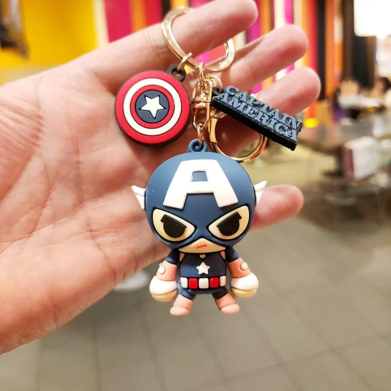 

Cartoon creative three-dimensional PVC doll key chain pendant gift