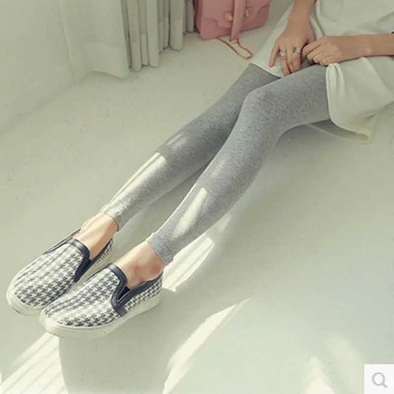 2024 Korean Style Plus Size Modal Leggings Spring Summer Outer Wear Tight Thin Slimming Ankle Length Pants Comfortable Fabric