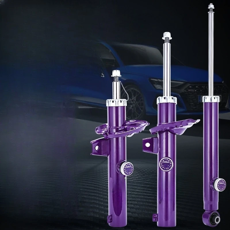 Shock absorber soft and hard adjustable shock absorber barrel core twisted tooth suspension system