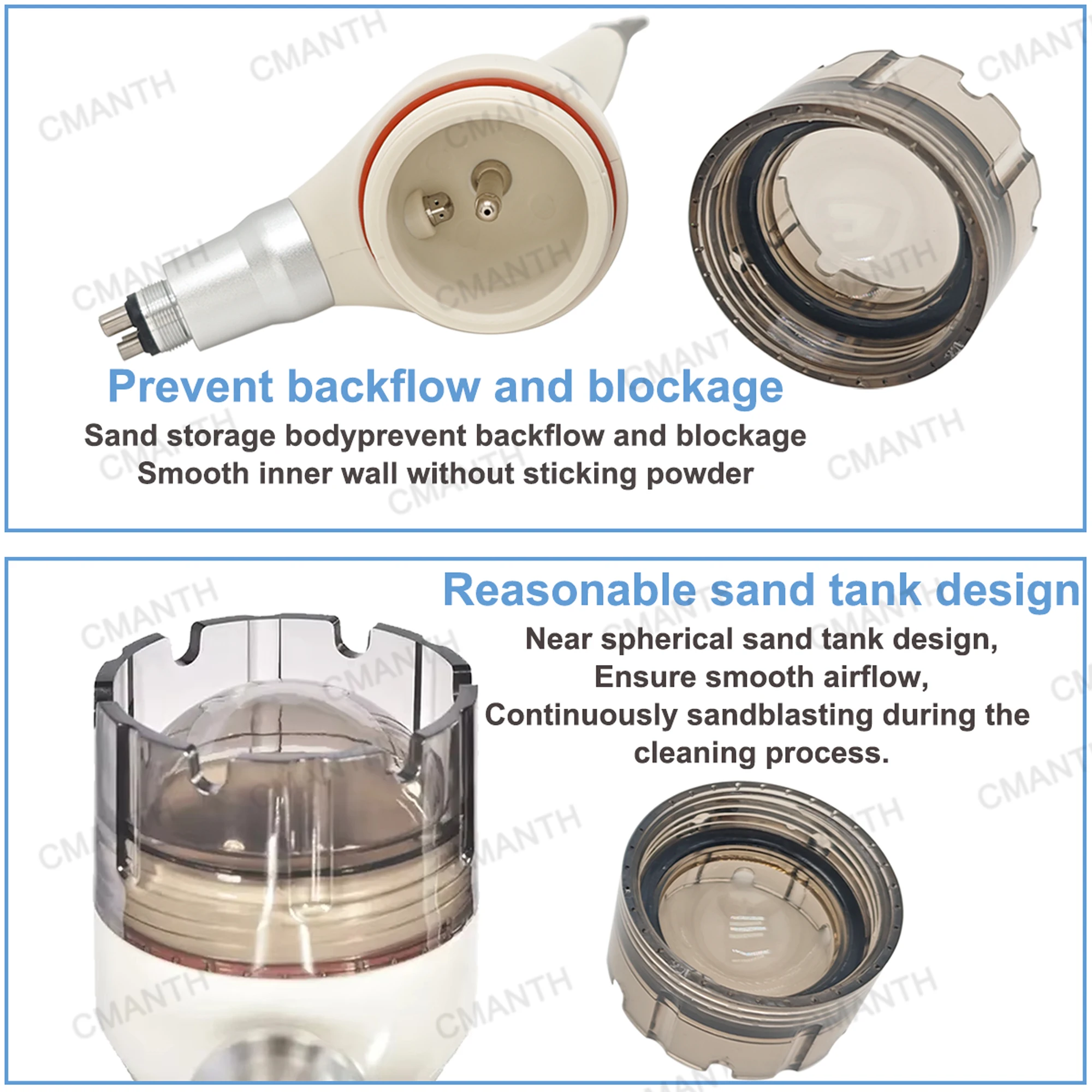 

Dental Air Polisher Air Prophy Jet Teeth Whitening Spray Sandblasting Machine 2/4 H Teeth Polishing Fit NSK KAVO Dentistry Tools