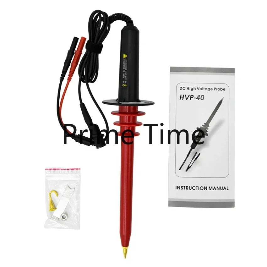 HPV-40 High Voltage 40KV Multimeter Probe 1000X Attenuation Bandwidth 10MHZ Probe 0-40KV 1000:1 for Testing