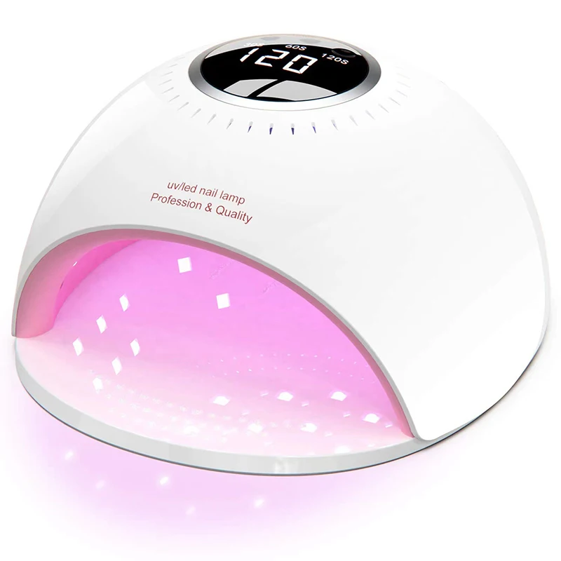 84W UV Nail Lamp UV Gel Nail Polish LED Digital Display Nail Polish Dryer Light Curing Lamp Intelligent machine