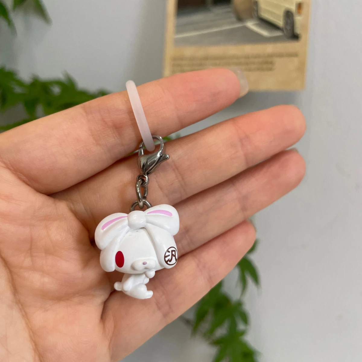 Cute Gloomy Bear And Usagi Anime Figure Keychain Mini Doll Pendant Portable Umbrella Hanging Charm Backpack Decor Ornament - view 6