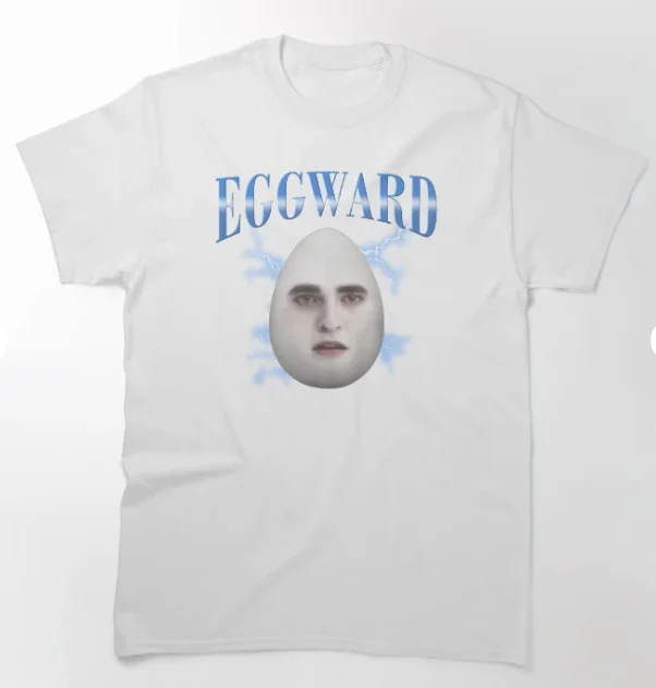 ميمي الشفق Eggward متعة تي شيرت إدوارد كولين روح الدعابة تي شيرت الرجال والنساء عادية القطن قصير الأكمام تي شيرت