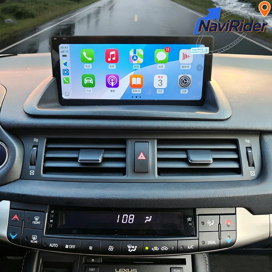 

10.25" Qualcomm 665 Android Head Unit For Lexus CT200h CT200 CT 200h 2012-2020 Wireless CarPlay GPS Stereo Navigation Bluetooth