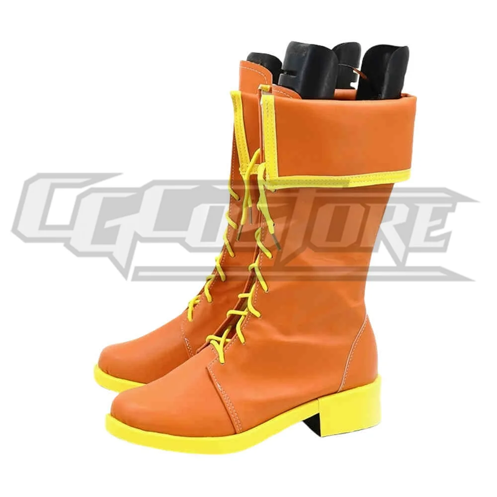 Kagamine Rin Project Sekai-zapatos de Cosplay, botas para hombre, disfraces de personajes de Anime Unisex, calzado ACS-6015