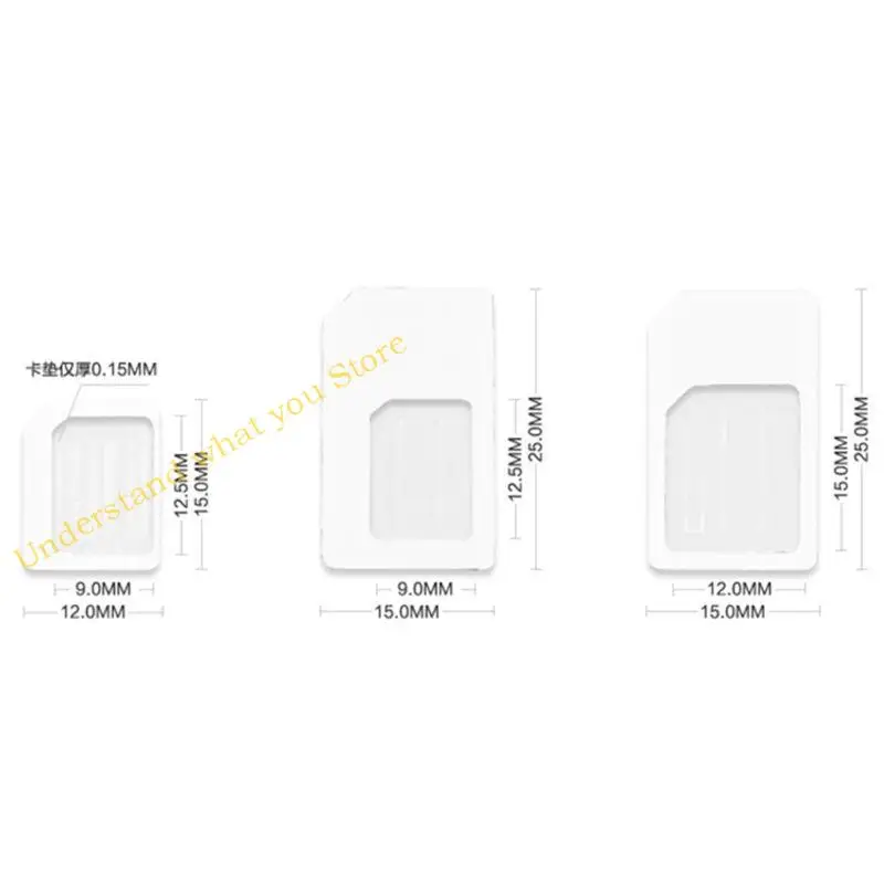 J60A 4 In 1 Card Adapter Kits with Card Pin Standard Micro Tray to for Nano S
