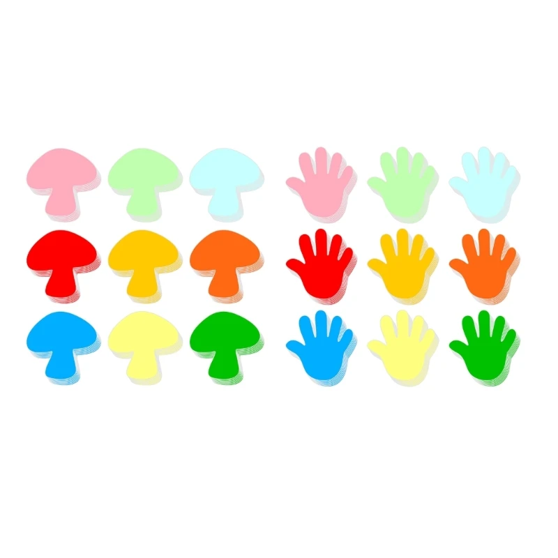 Cutouts Paper Assorted Color Multi Shaped Cut Outs for Classroom Bulletin Board Y3NC