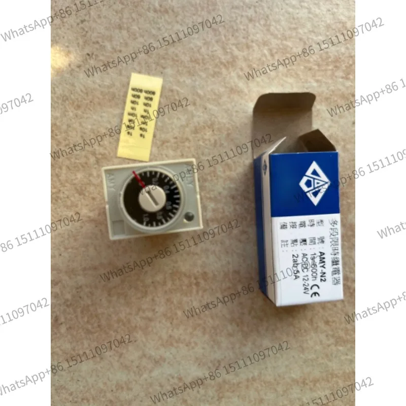 AMY-N2  DC12 1s-600h  Original Taiwan  ANLY time relay