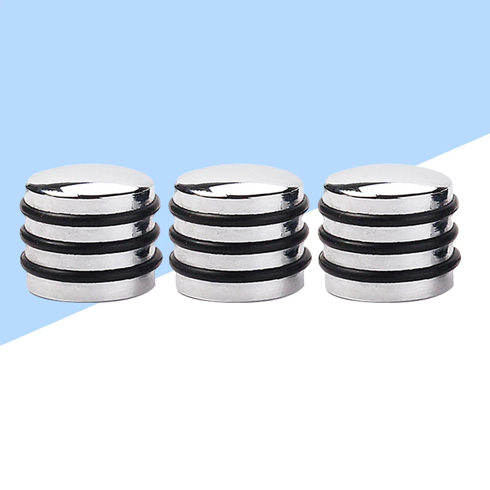 

3pcs Metal Volume Control Knob For Guitar Bass Parts Durable Electric Replacement Control Knob Easy Install Silver Guitar