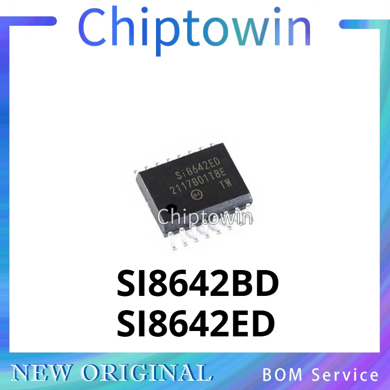 5/50/500 pcs SI8642 SI8642BD-B-ISR SI8642ED SOP-16 4-Channel Digital Isolator Original In Stock W7