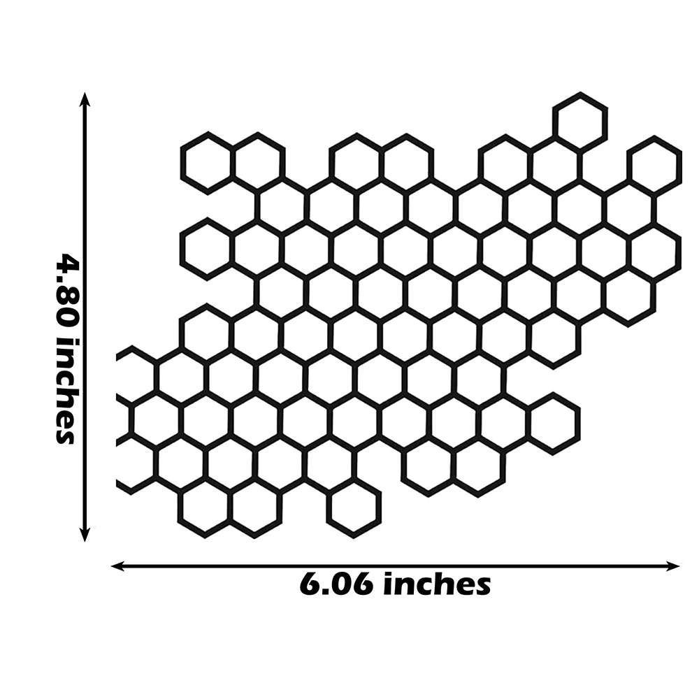 Motorcycle Sticker Honeycomb Helmet Decals Stickers Car Refit Creative Body Decoration Decals Waterproof Bumper Sticker