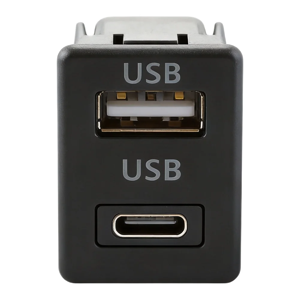 145cm Cable Adapter with USB and TYPEC Port Panel Interface Designed for Car Dashboard and Various Application Installations