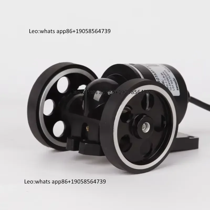 ENC-1-1-T-24 Wheel Type Incremental Rotary Encoder 12-24VDC NPN Output Solder Lug Termination for Measuring Length