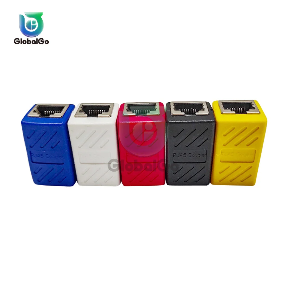 RJ45 Connector Network Ethernet Extender Extension Converter Adapter Gigabit Interface Female to Female Network Connector