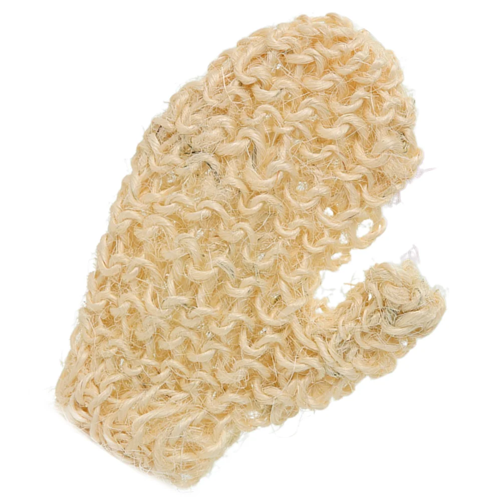 Braided Shower Gloves Cleaning Exfoliating Mitts Manual Skin Exfoliator Body Scrub Sisal Washcloth Peeling for Bathing