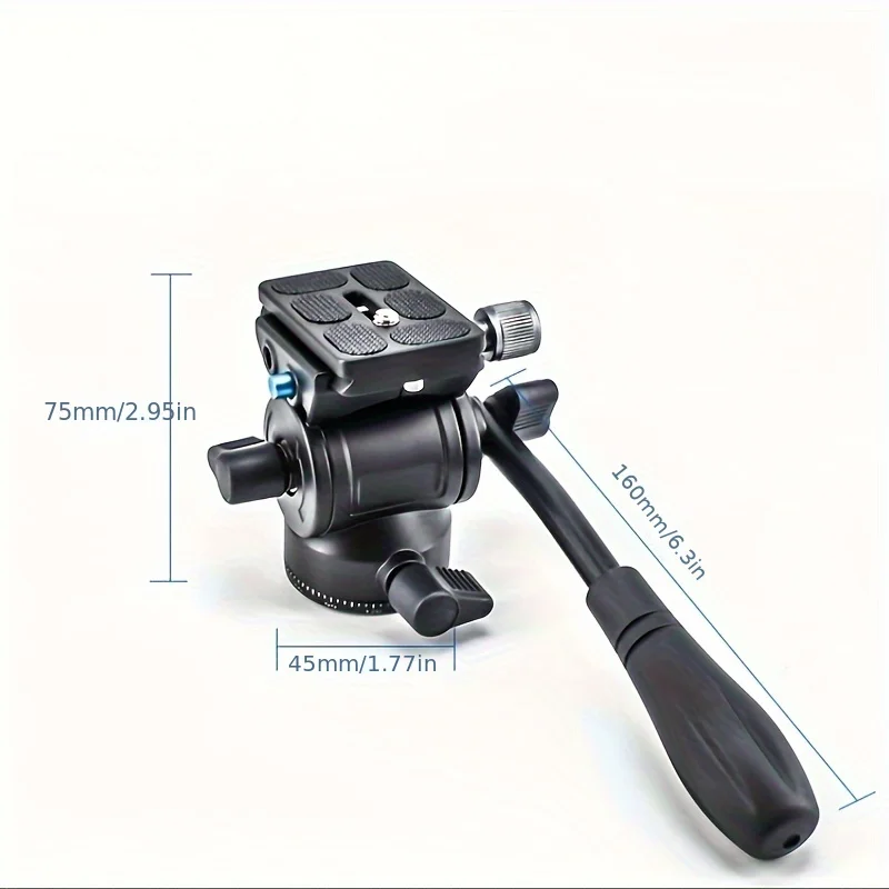 Lightweight Hydraulic Gimbal Tripod Accessory for Enhanced Camera Stabilization1pc Small Hydraulic Damping Gimbal