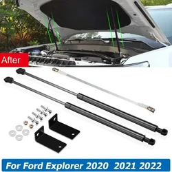 For Ford Explorer 2020 2021 2022 2023 Front Engine Hood Shock Lift Gas Struts Bar Support Spring Hydraulic Rod Car Accessories