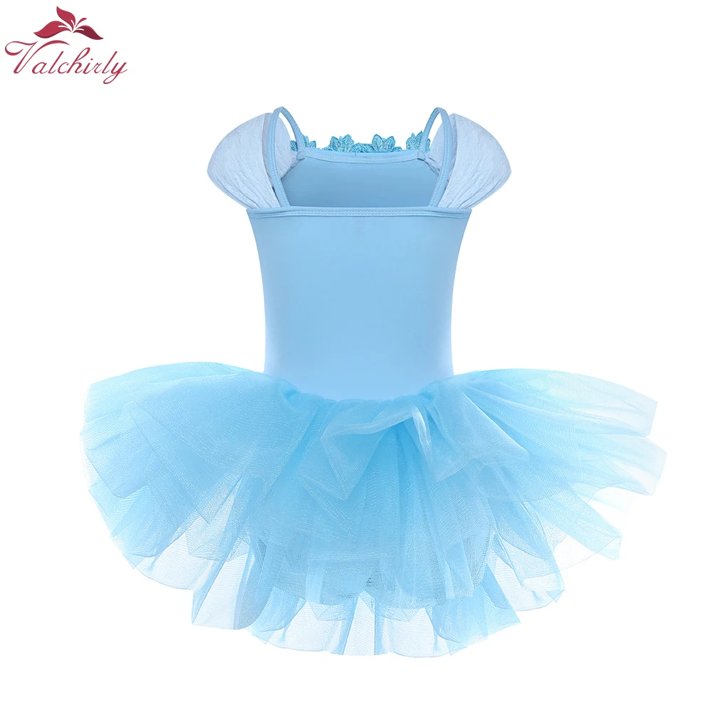 New Design  Kids Flower Ballet Dress Party Dance Wear Girls  Ballerina  Dance Costume for Toddler