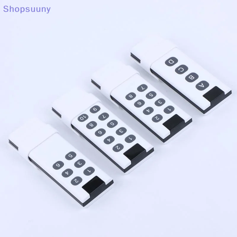 [SU]433MHz Wireless Learning Code Digital Remote Control Transmitter For Long Distance Wireless Remote Control With 4/6/8/10 Key