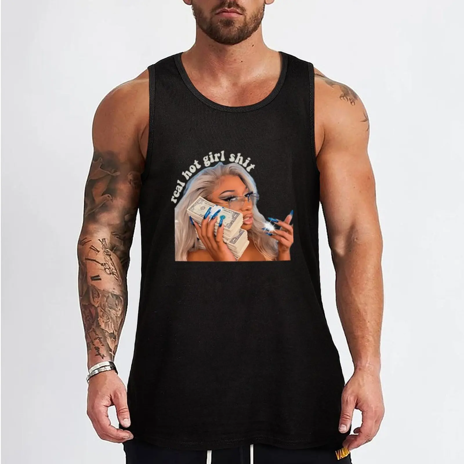 Megan Thee Rapper - Megan Thee Music Tank Top gym training accessories Sleeveless men sleeveless vests t shirt