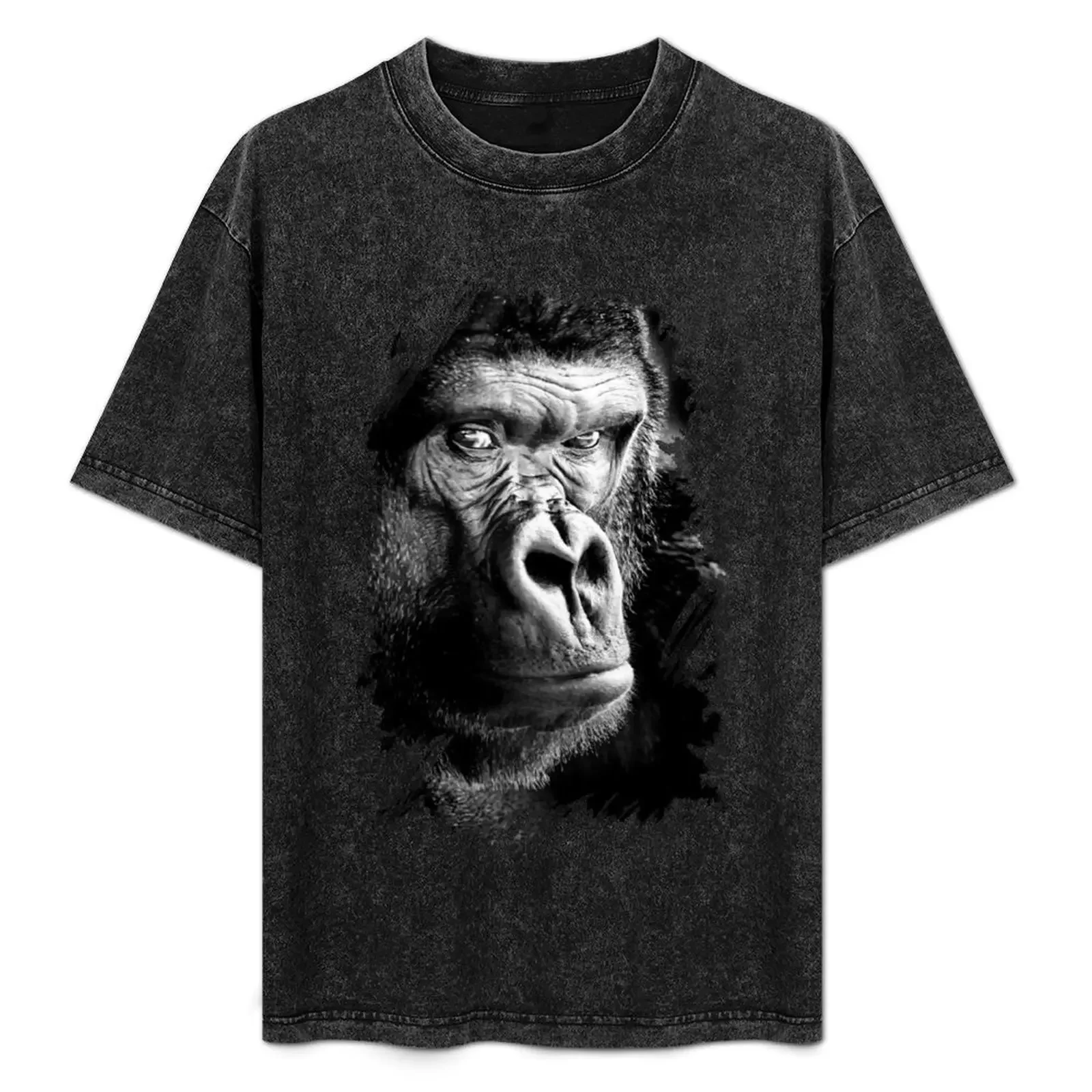 

gorilla stickers T-Shirt printed t shirts for man man shirt cotton graphic shirt shirts for pack white T-Shirt