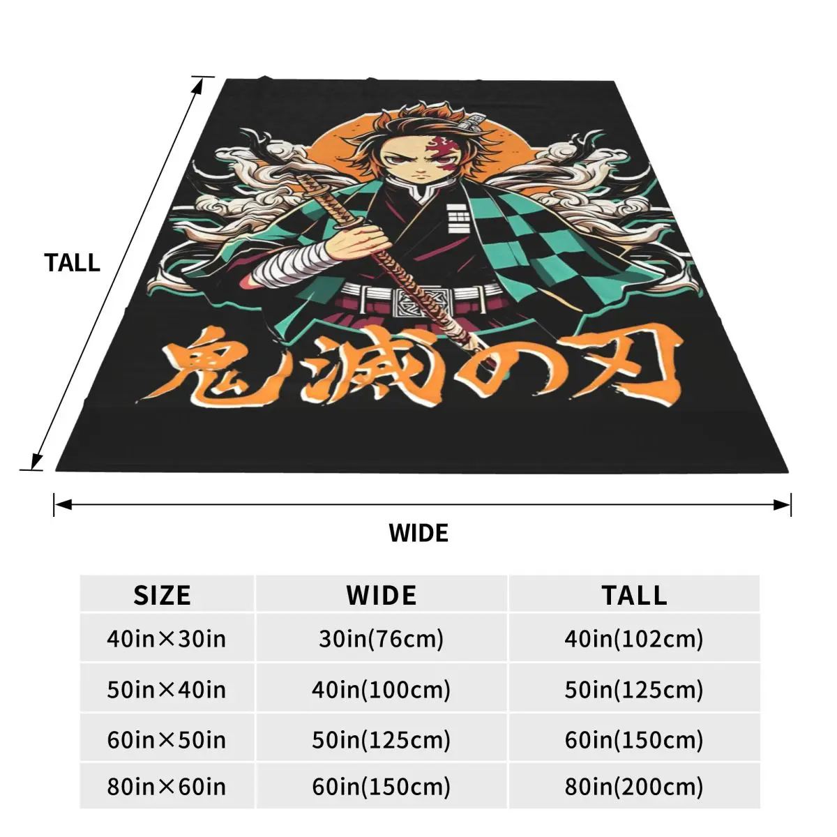 Nezuko Kamado Blankets Picnic Flannel Throw Blanket For Living Room Soft Custom DIY Quality Bedspread Birthday Present