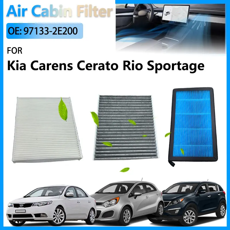 

Cabin Filter For Kia Carens UN 2006-2013 For Kia Cerato TD 2010-2013 For Kia Rio JB 2006-2017 For Kia Sportage JE KM 2005-2015