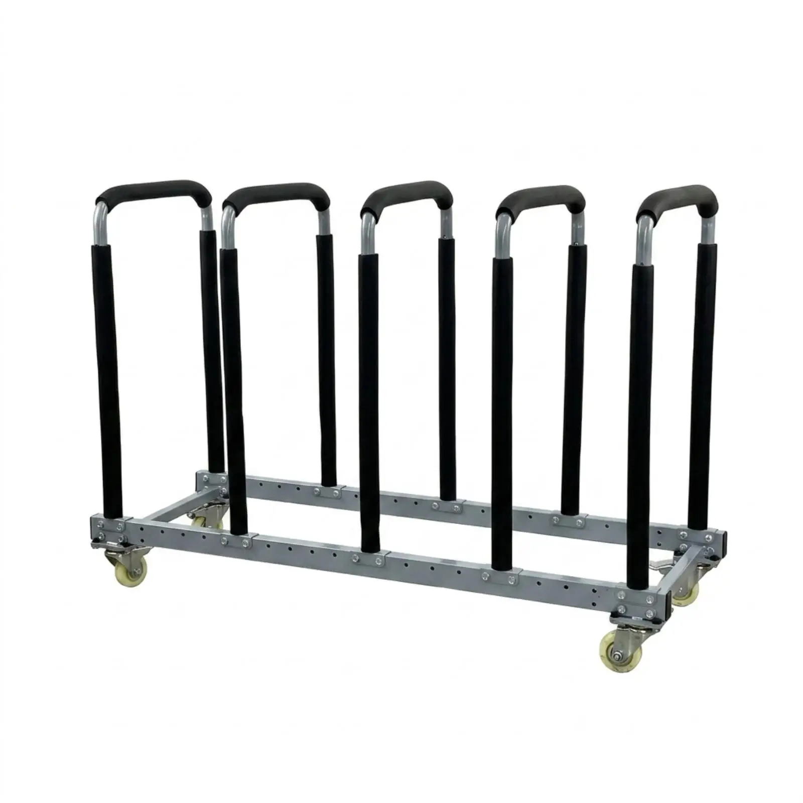 Mobile Automotive Interior Panel Stand with Padded Curved Supports for Scratch Free Car Door Storage Rack