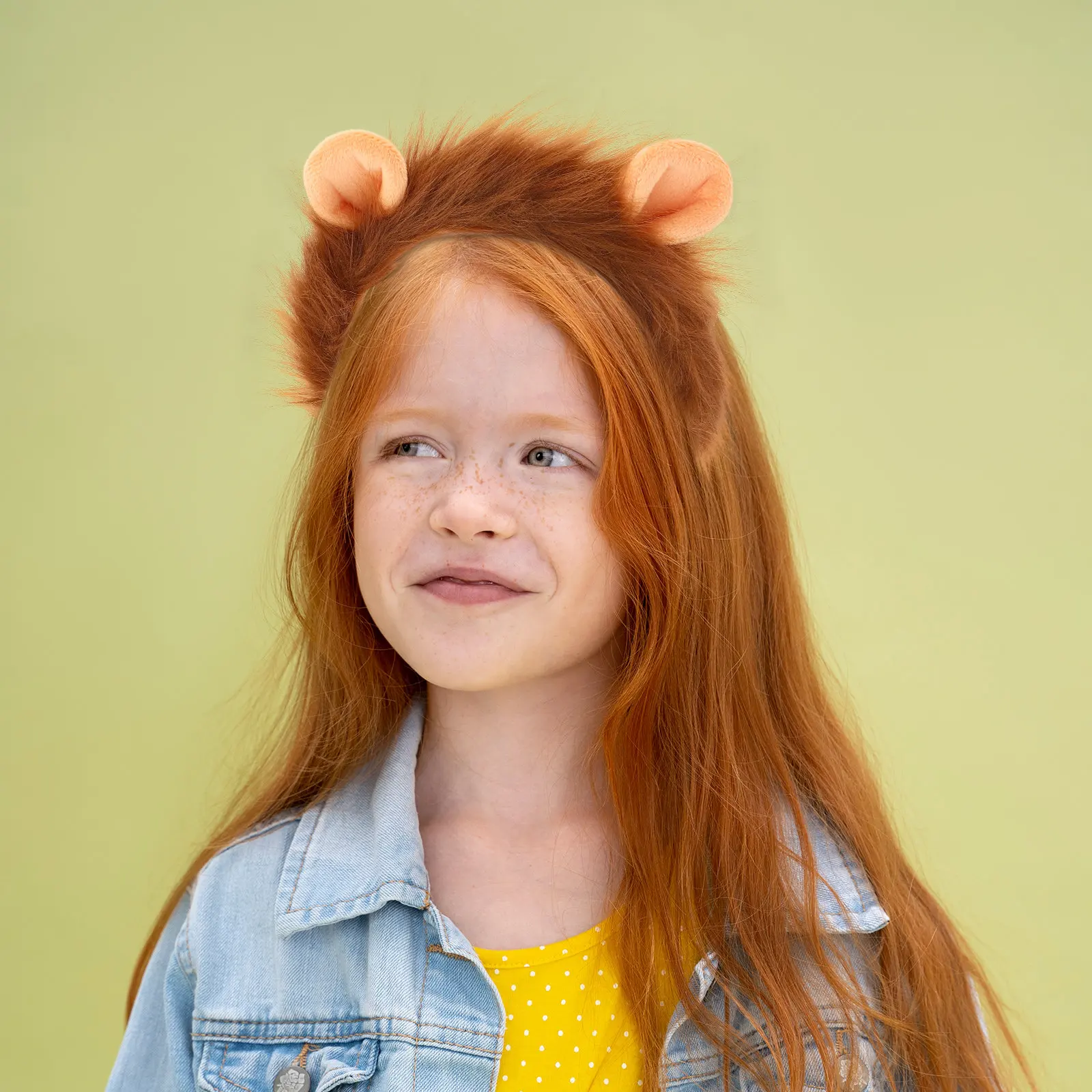 

Повязка на голову с головой льва и милыми ушками животных, удобная эластичная повязка, подходит для вечеринок в стиле джунглей, костюмов на Хэллоуин, школы