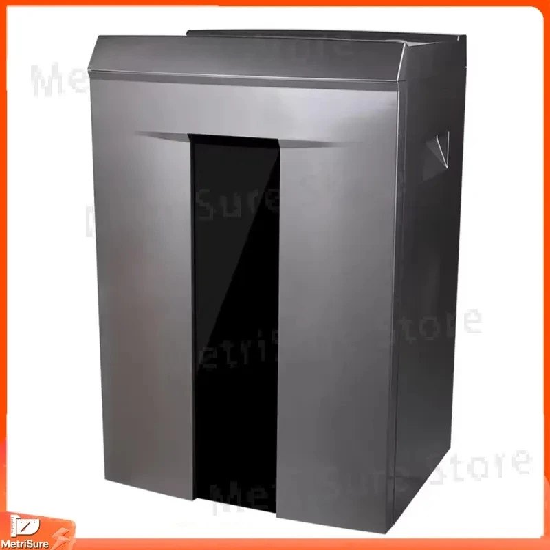 Heavy Duty Office Shredder 20L Low Noise Commercial Document Shredder Level 4 Security Cross Cut Paper Card CD Credit Card