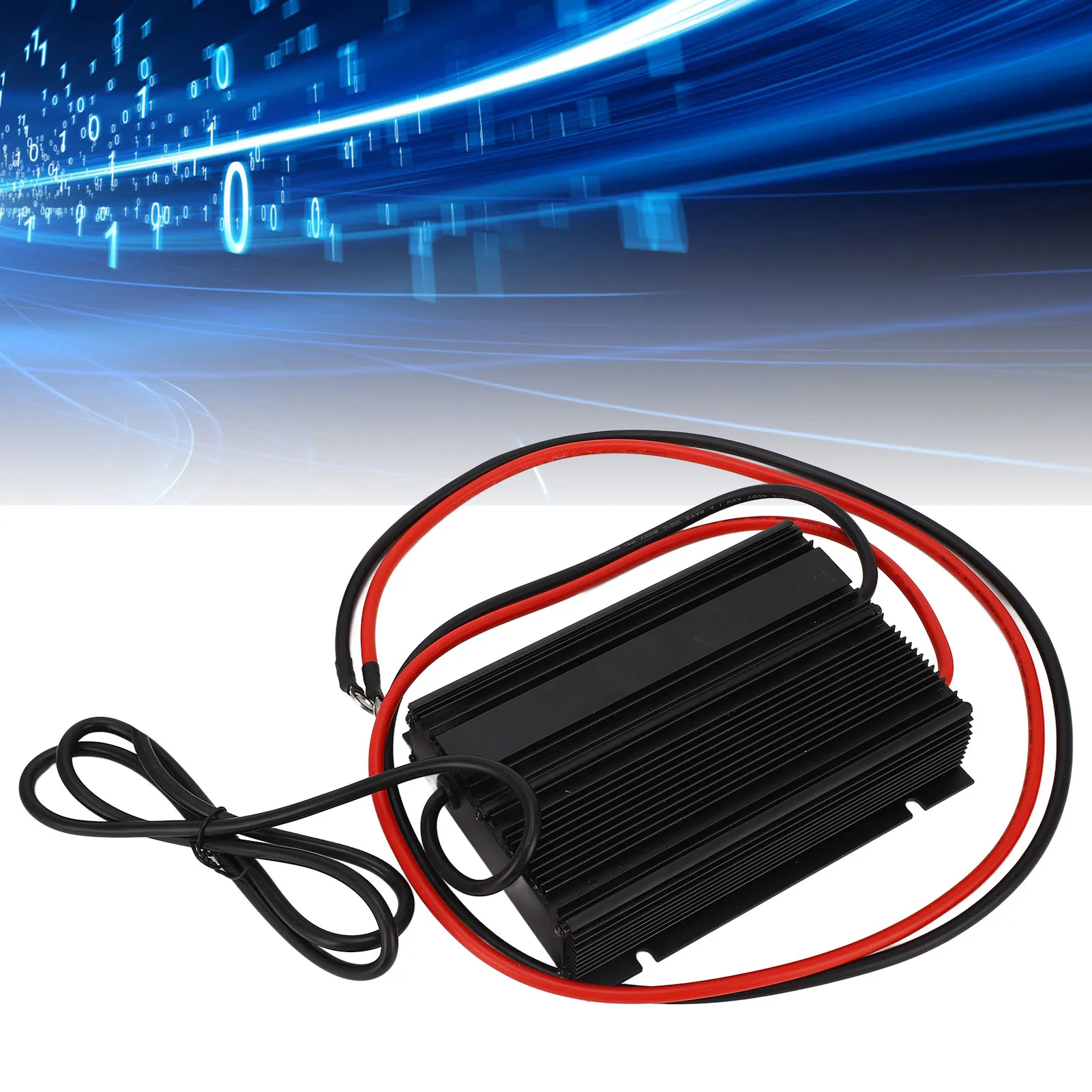 Lithium Battery Charger 48V 10A Waterproof Battery Smart Charger AC Input Built In LED Display Fully Sealed Shell Charging Tools